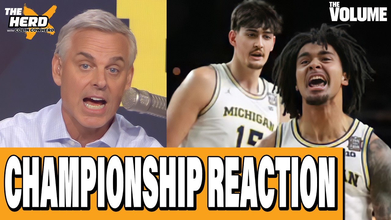 REAKCJA Colina Cowherda na mistrzostwo: Michigan pokonuje UConn + Bulls | THE HERD NBA