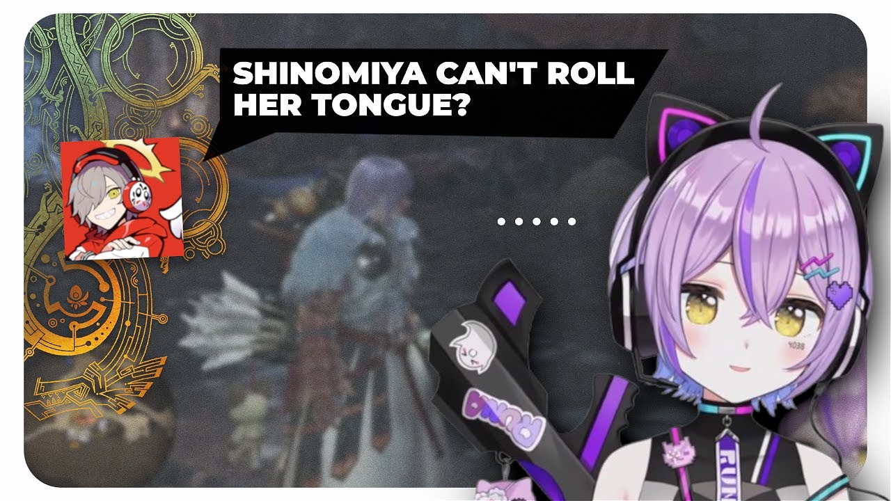The Chat Told Daruma that Shinomiya Can't Roll Her Tongue【Vspo!/Monster Hunter Wilds】