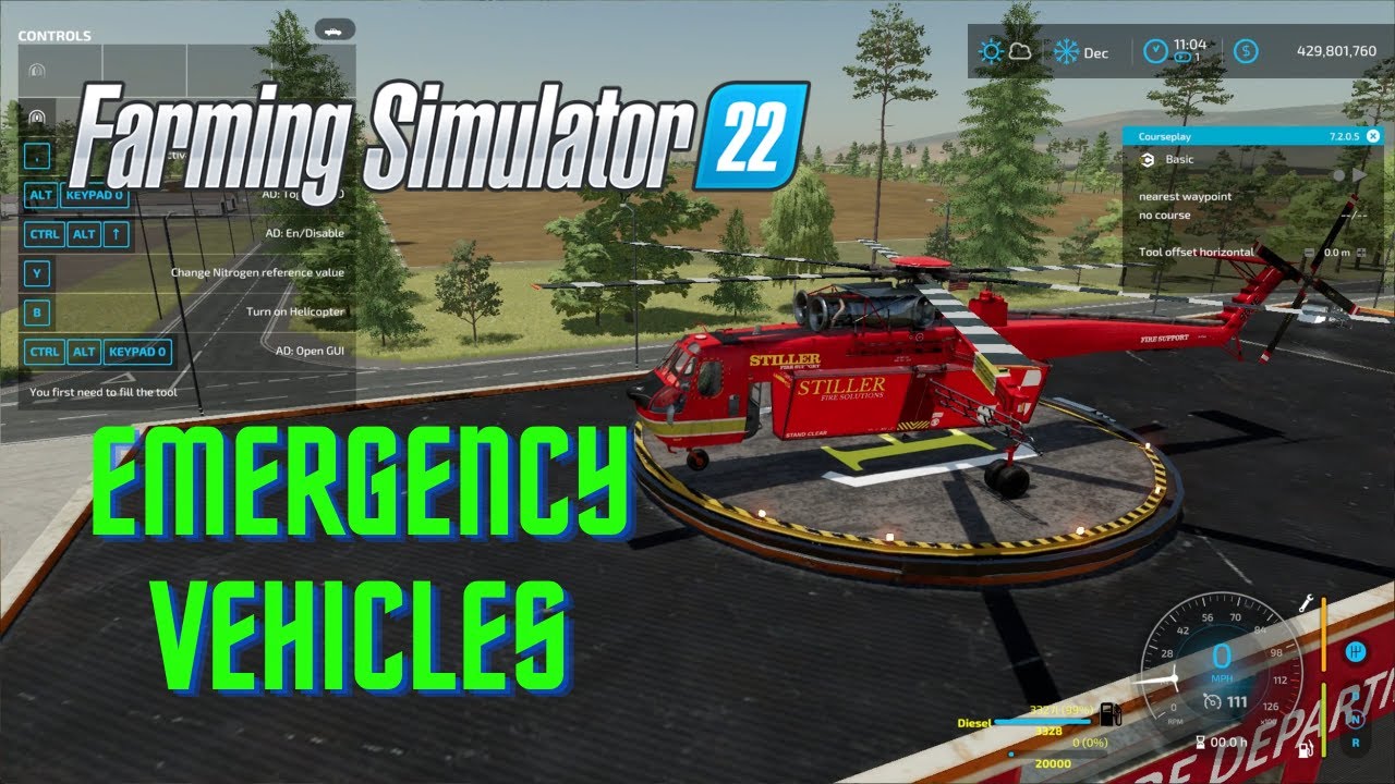 Behind the Scenes: Farming Simulator 22's Emergency Vehicles