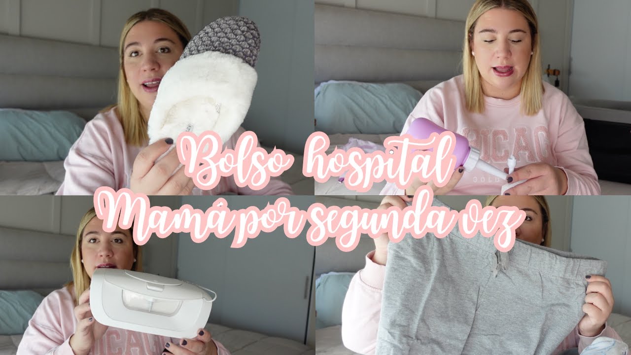 TODO LO QUE LLEVO EN MI BOLSO DE HOSPITAL COMO MAMÁ POR SEGUNDA VEZ