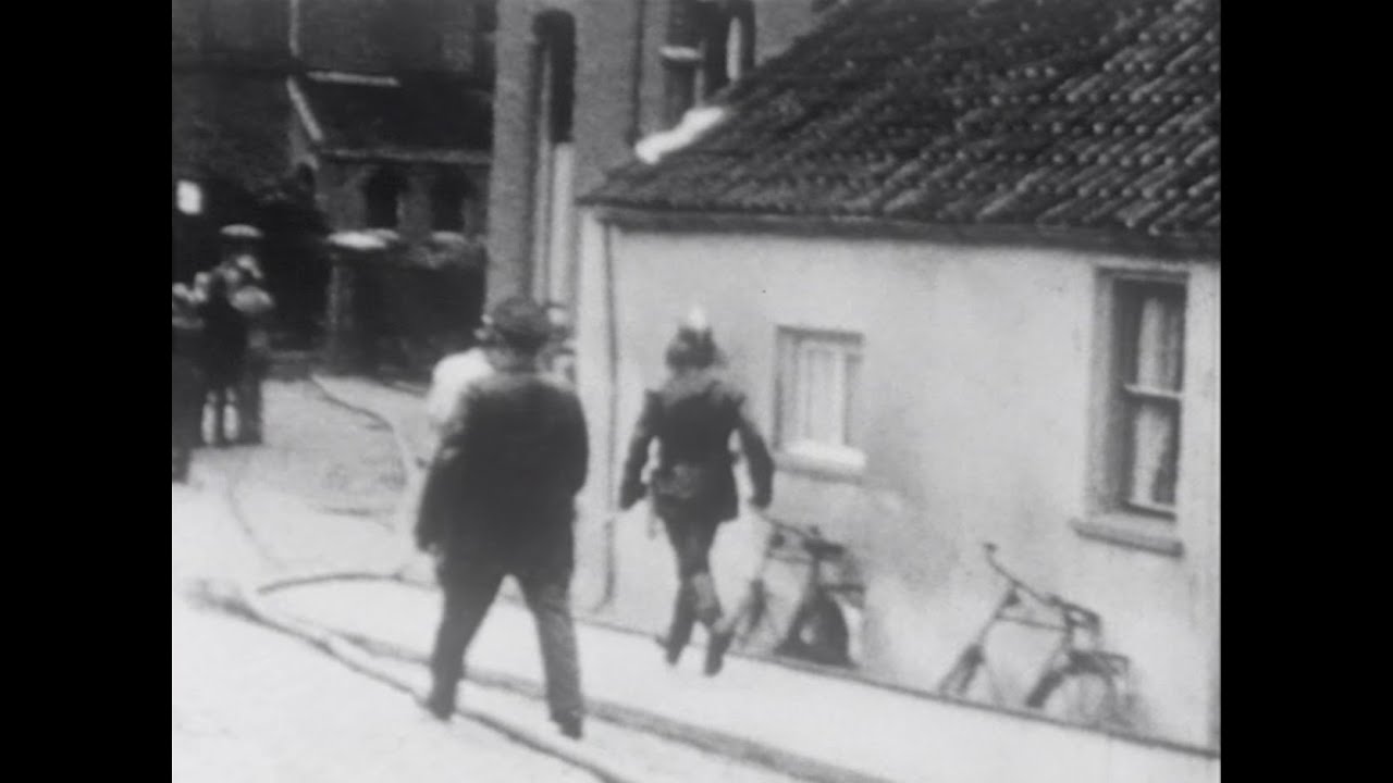 Brand in de katholieke kerk in Tiel in 1938