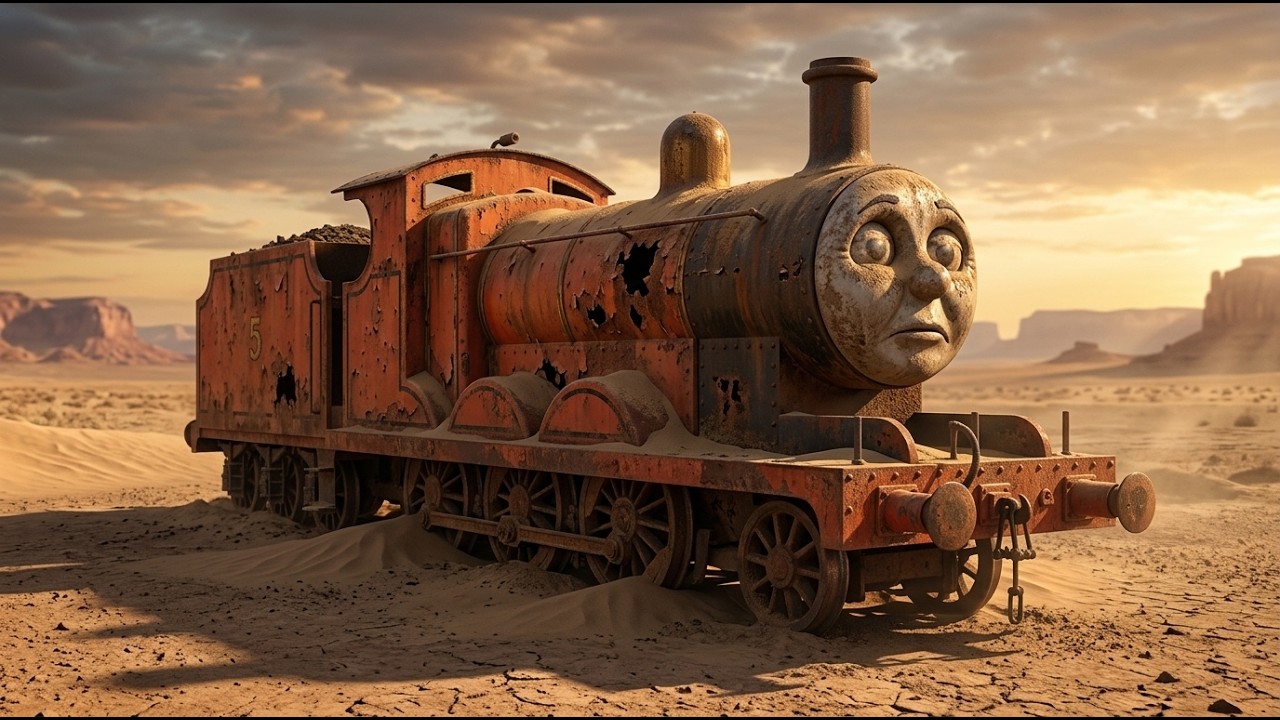 Abandoned THOMAS FRIENDD Found in the Desert – Full Restoration ASMR