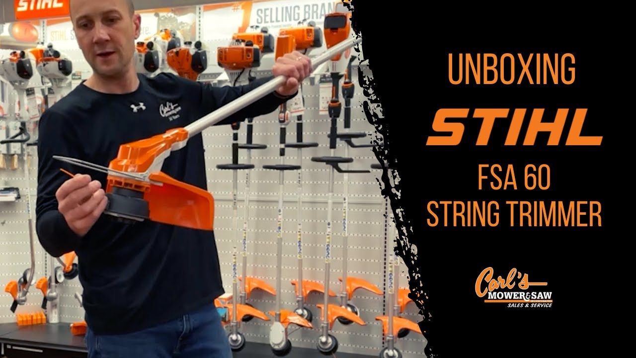 First Look at the Stihl FSA 60 String Trimmer