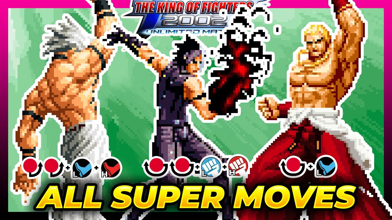 ОБУЧЕНИЕ ВСЕМ СУПЕРПОДЪЕМАМ - The King of Fighters 2002 Unlimited Match (KOF2002)