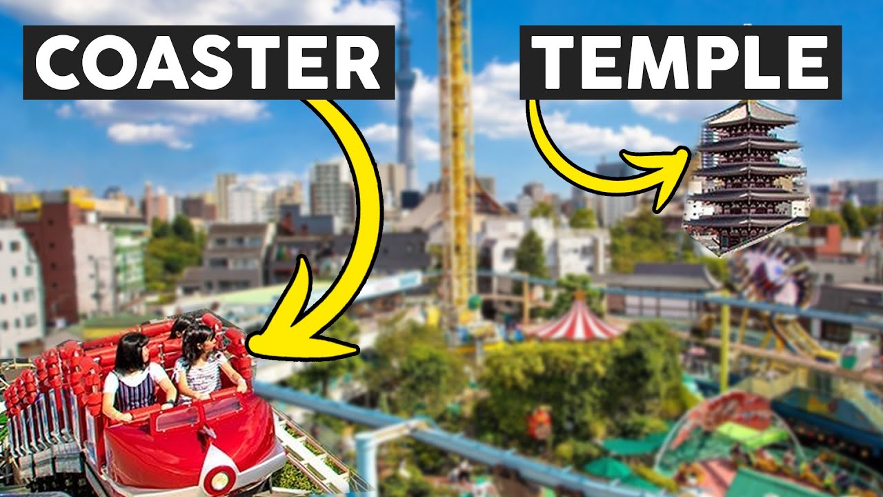 Asakusa Hanayashiki | BIZZARE Central Tokyo Amusement Park | City Vlog | Asia Trip 2024 | Ep31