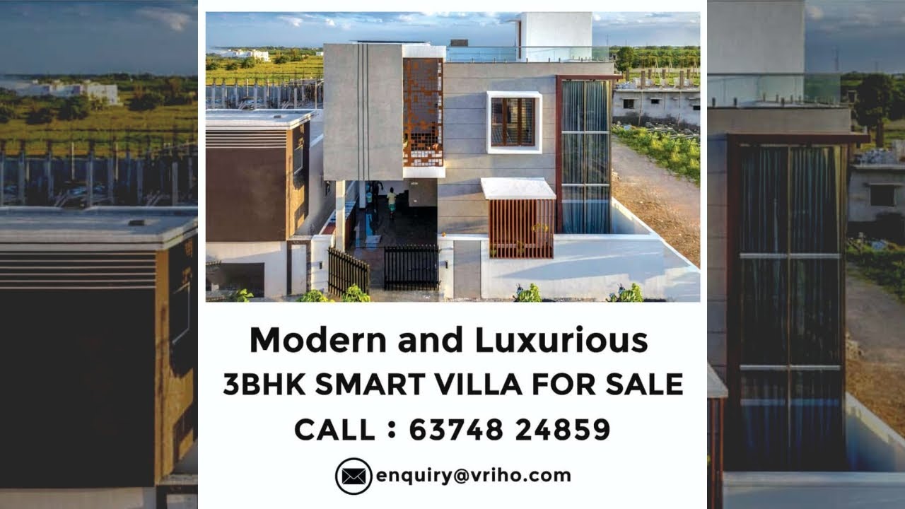 VASURA - Modern & Luxury 3BHK Smart Villa #ForSale in Trichy | Interior Walkthrough | VrihoInfratech