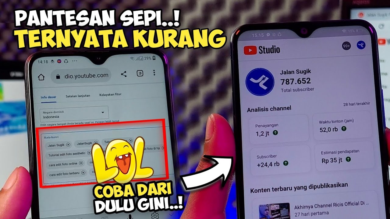 Cara Menambah Kata Kunci Channel YouTube Agar Banyak Yang Nonton