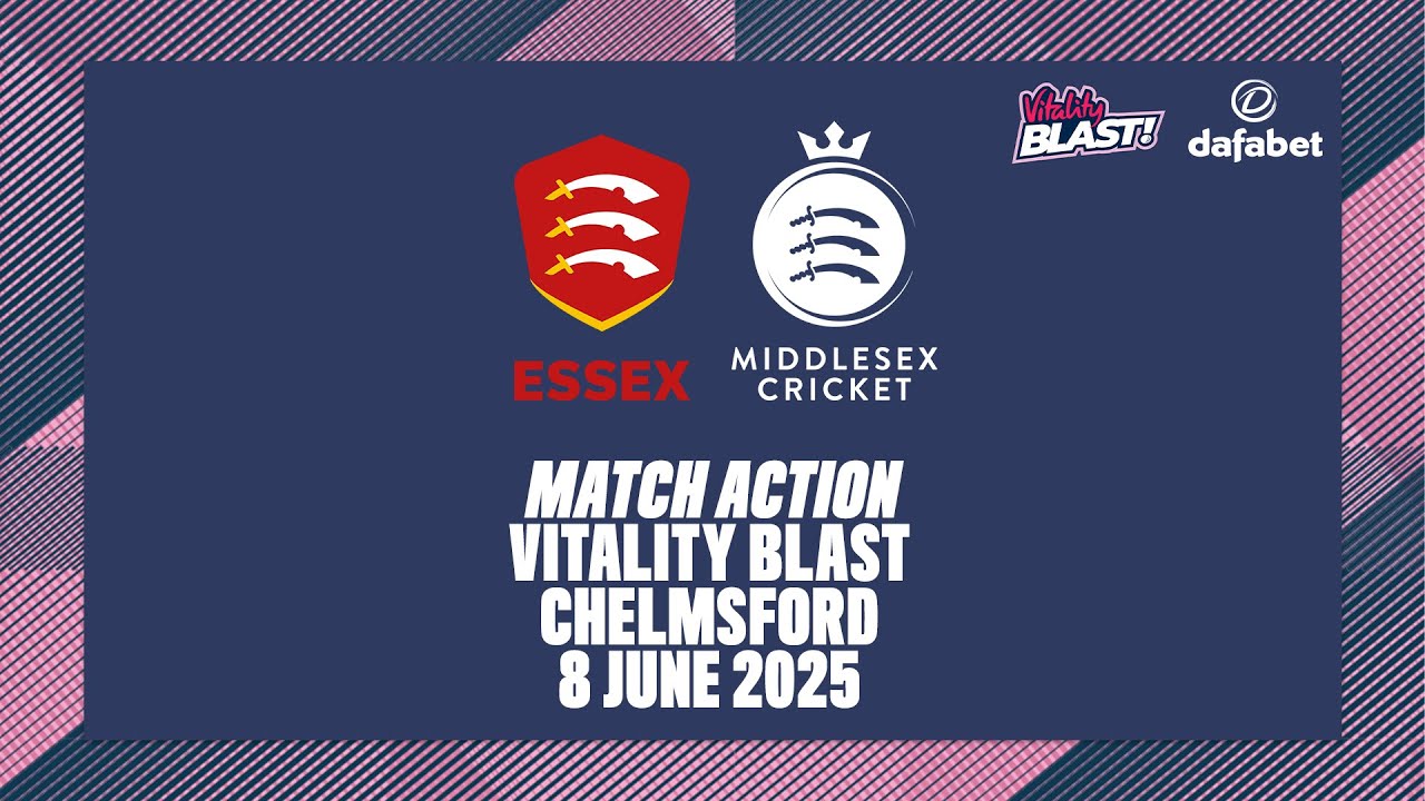MATCH ACTION | ESSEX MEN V MIDDLESEX MEN | VITALITY BLAST