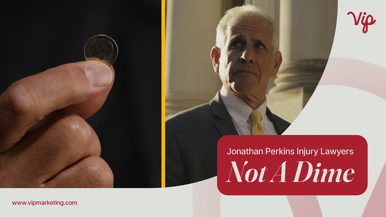 Law Firm Marketing Agency: Not A Dime | Jonathan Perkins Injury Lawyers | VIP Marketing