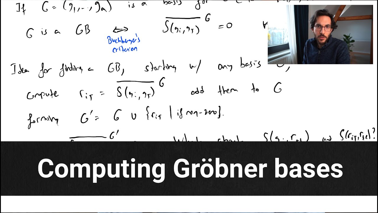 How to compute a Gröbner basis --- CAG L14.1