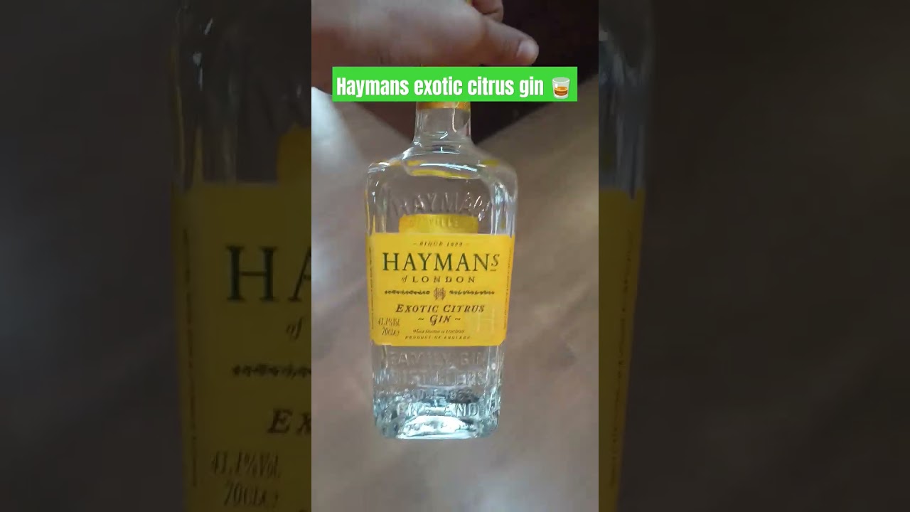 Haymans exotic citrus gin #vikram #music #kgf #movie #bgm #reels #drink #whiskey #gin #shorts #yt