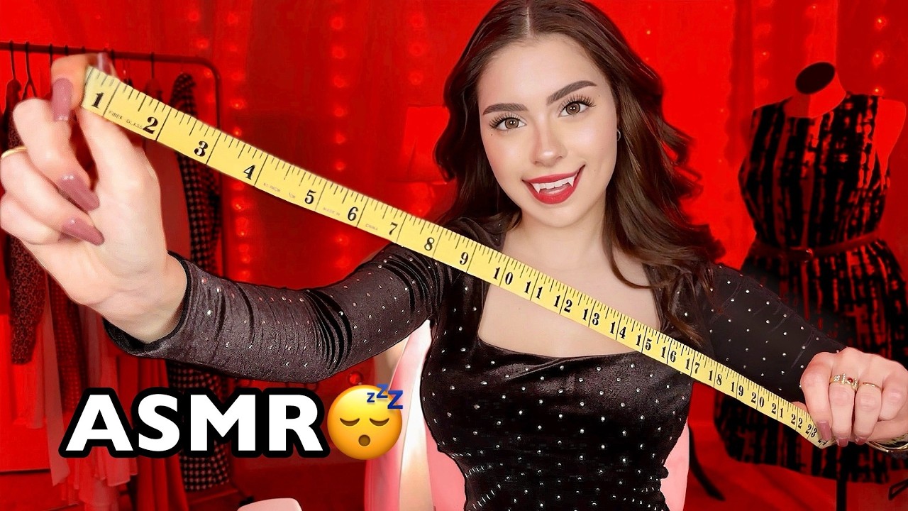 ASMR Vampire Measuring You 🩸 Intense Measuring Roleplay for Deep Sleep 🦇