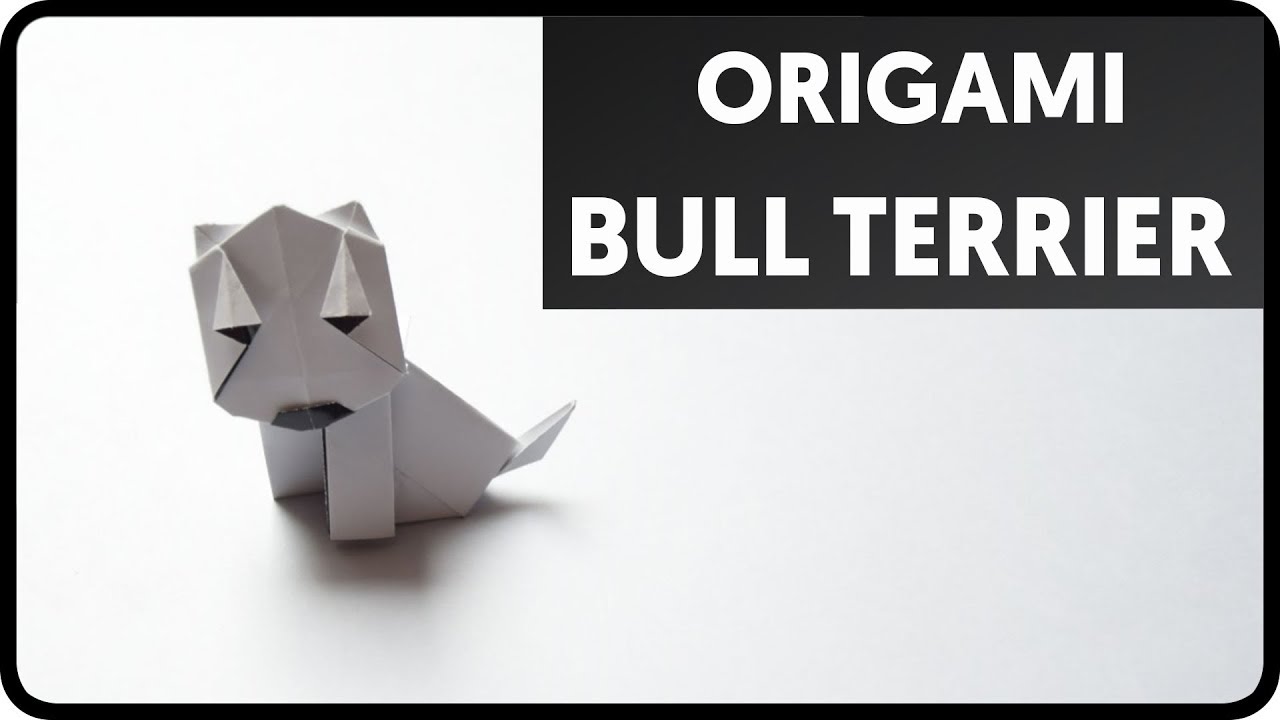 Origami  Bull Terrier (Ryan Dong)