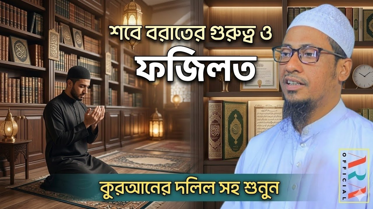 শবে বরাতের গুরুত্ব ও ফজিলত। নতুন ওয়াজ ২০২৬। মাওঃ আনিসুর রহমান আশরাফী ওয়াজ