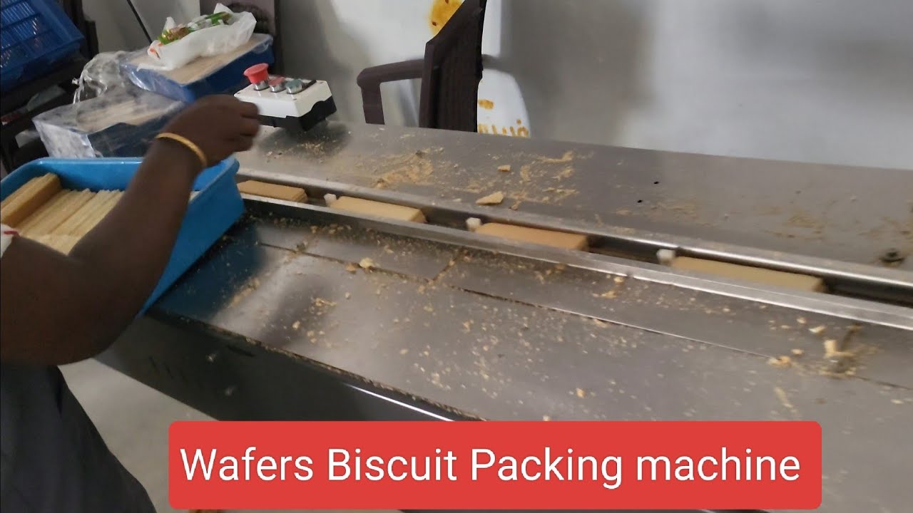 Wafers Packing Machine | Horizontal Flow wrapping machine Manufacturer