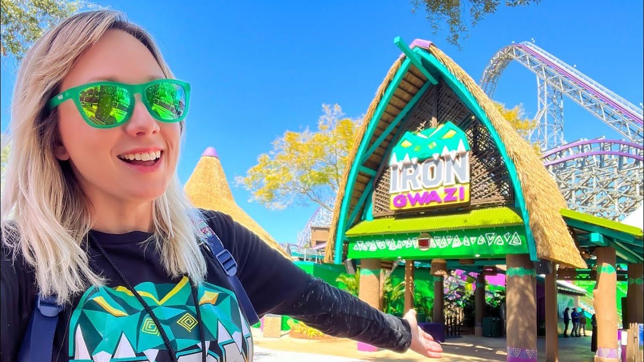 Iron Gwazi at Busch Gardens Tampa GRAND OPENING! FULL RIDE EXPERIENCE, Merch & Queue Tour 2022