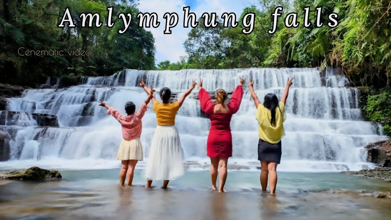 Amlymphung waterfalls West Jaintia Hills Meghalaya
