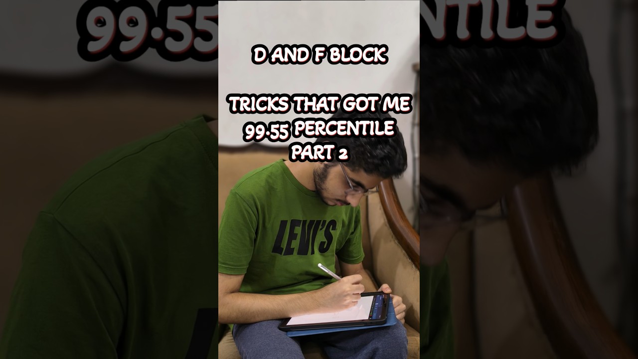 D AND F BLOCK Trick for JEE Mains | TRICKS SERIES PART 2 #jee2025 #jeeadvance #jeeaspirants #jeemain