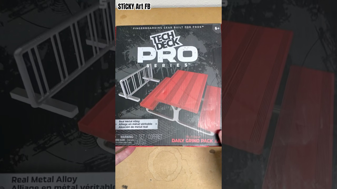 Стол для пикника и крепление для велосипеда Tech Deck Pro Series Red Metal (распаковка) #shorts #...