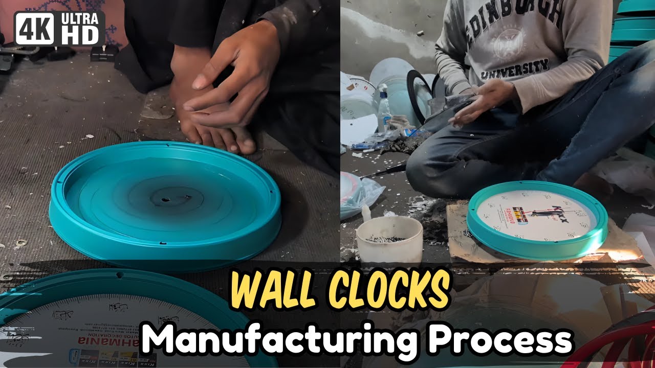 Inside a Wall Clock Factory: How Wall Clocks Are Made! | Wall Clock Manufacturing Process