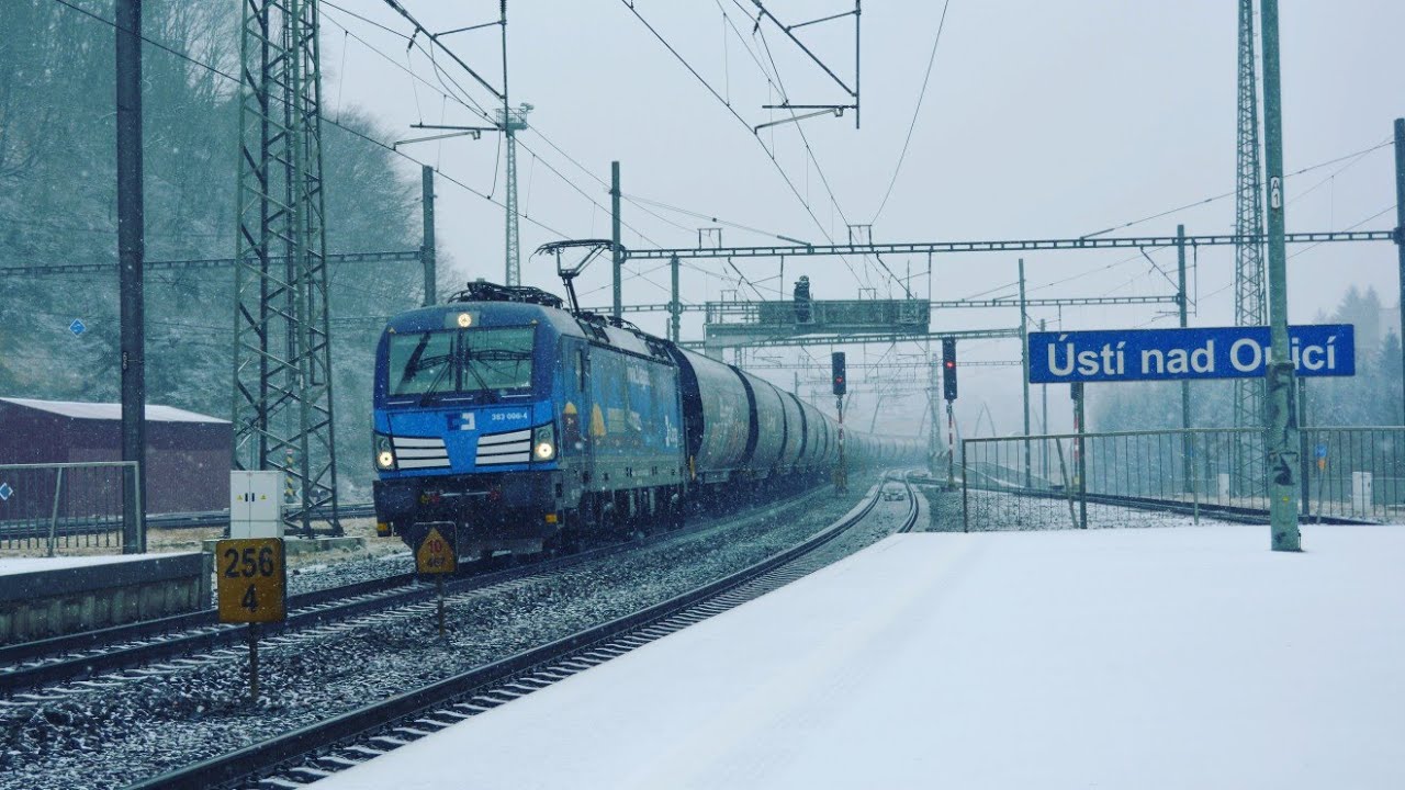 Vlaky - Ústí nad Orlicí - 18.1.2020