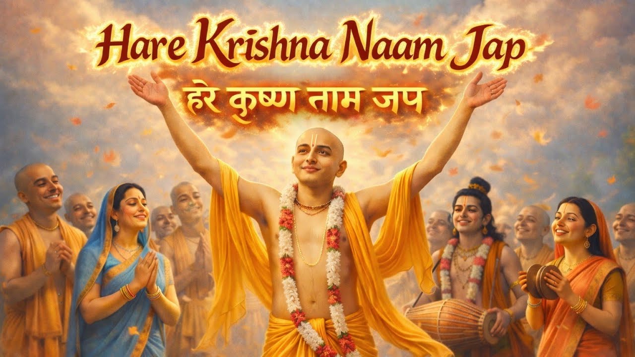 Non Stop Hare Krishna Hare Ram Mahamantra Jap 108 || Peaceful Song Singing || Radhey Radhey 