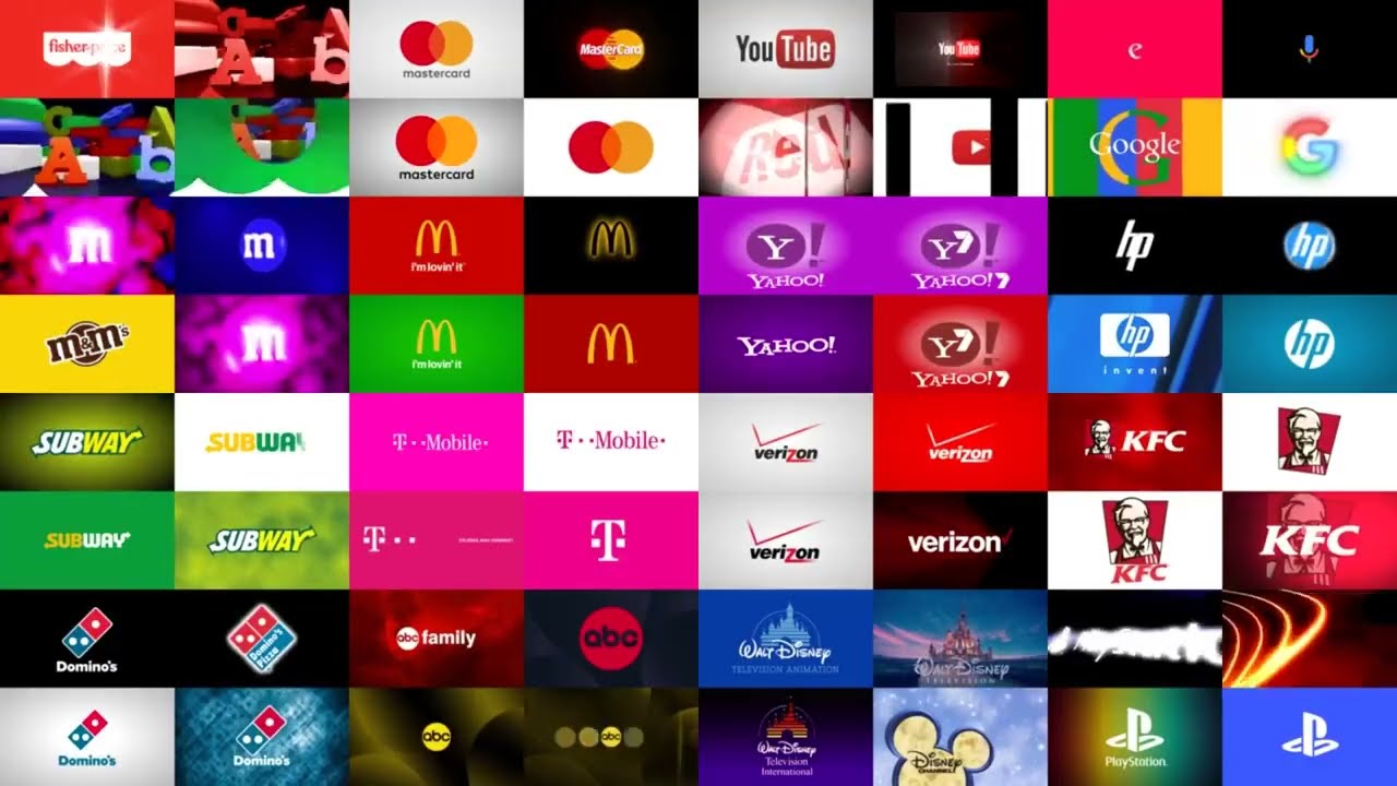 Battle of the Logos! Top 16 Logo Animations in Four Versions! (Combined Ending)