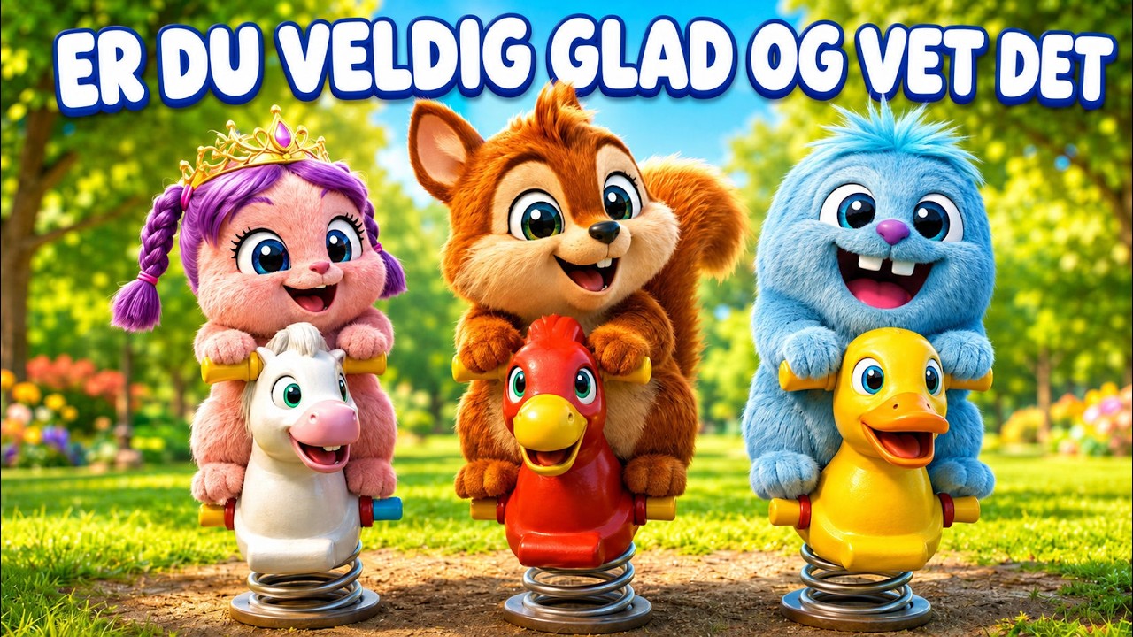 Er du veldig glad og vet det-sangen | Klassisk bevegelsessang med Tittei