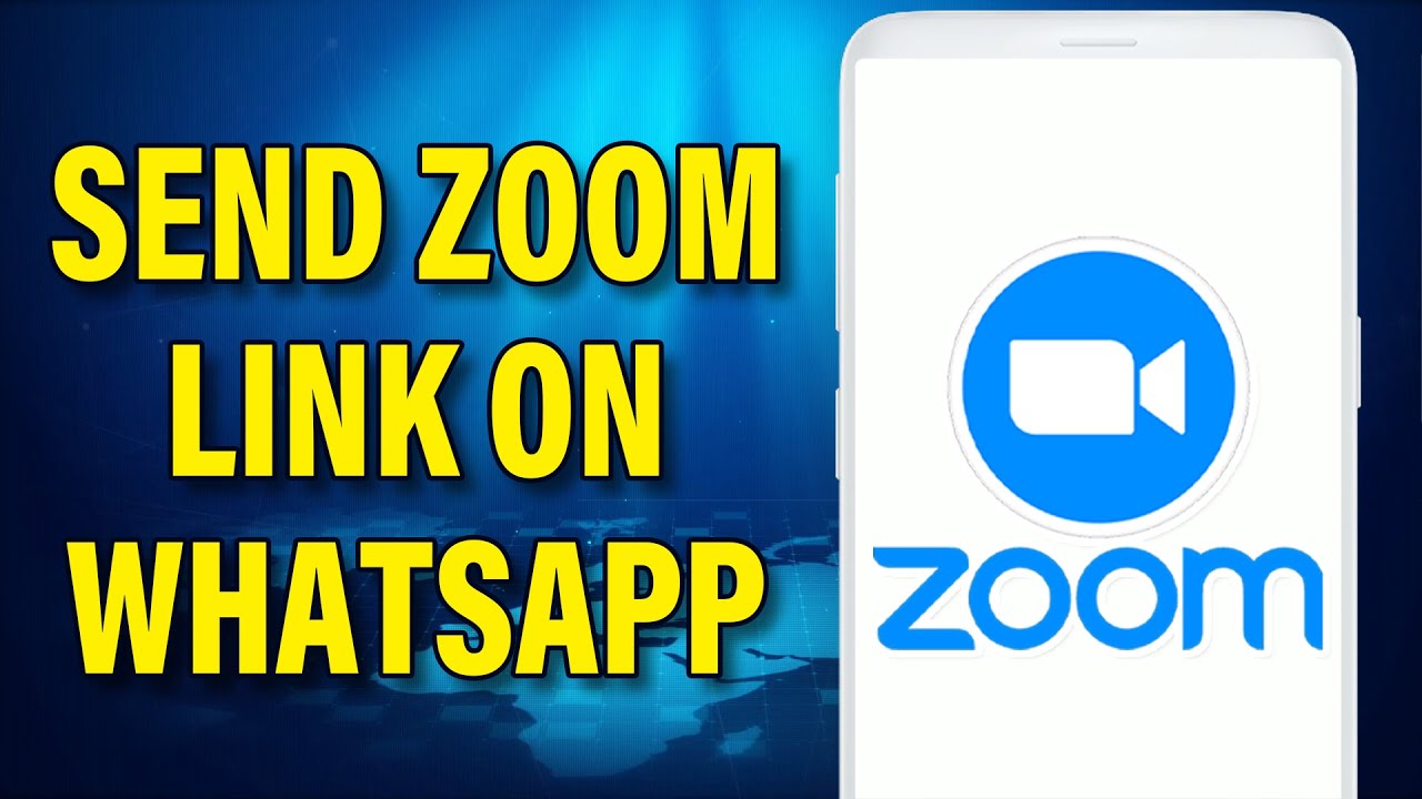 How to Send Zoom Link on WhatsApp 2023 | Send Zoom Meeting Invite on WhatsApp @webtotech
