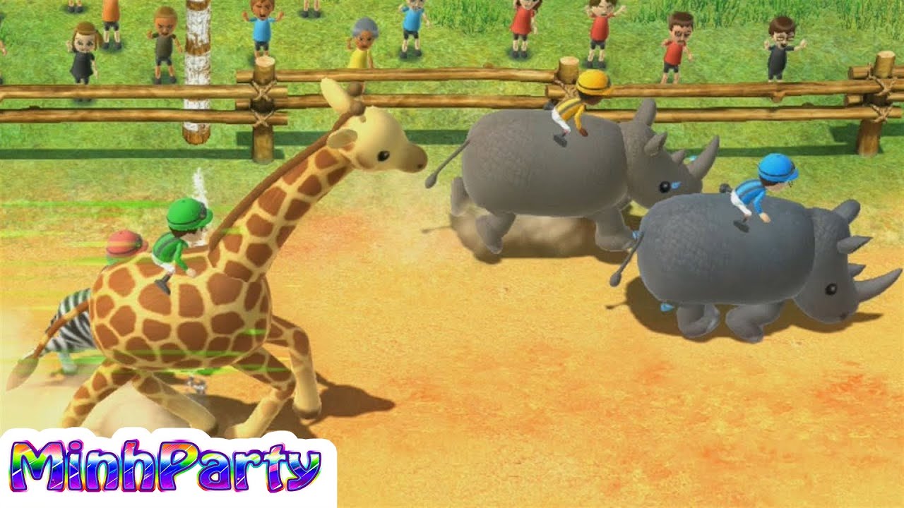 Wii Party U Minigames Gameplay Dojo Domination #52 @MINH PARTY U