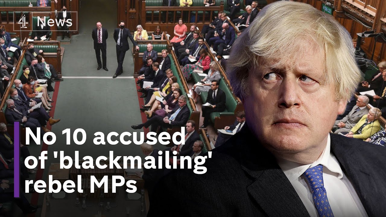 Boris Johnson says he has &lsquo;seen no evidence&rsquo; of rebel MPs being blackmailed