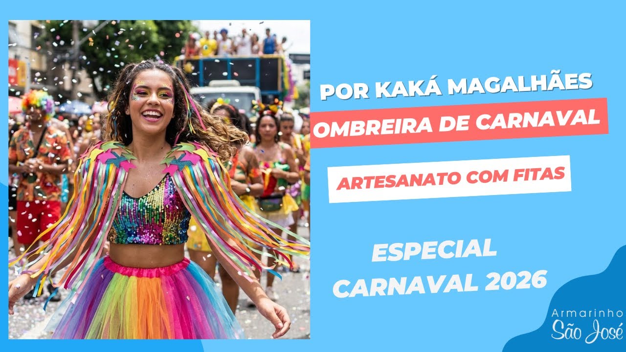 Como Fazer Ombreira de Carnaval com Fitas