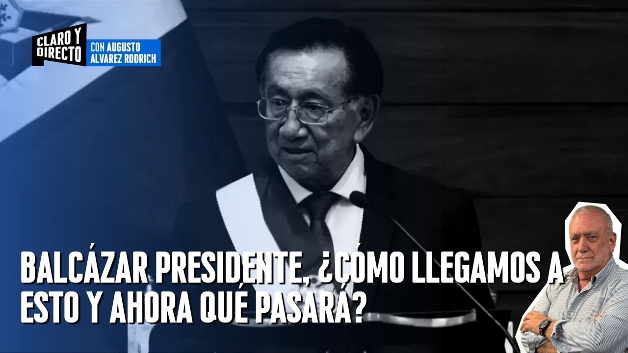 Balcázar Presidente, ¿Cómo llegamos a esto? | Vladimir Cerrón EN VIVO | Claro y Directo con A3R