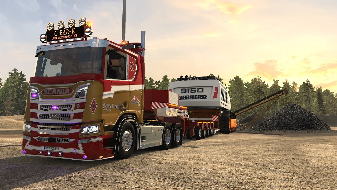 ETS2 Heavy Haul in Nordic country side