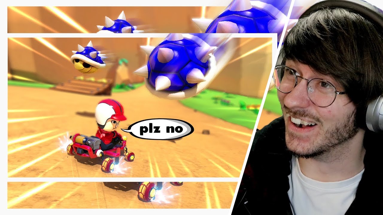 Dax Reacts to @SMii7Y Mario Kart with Blue Shells ONLY is Terrifying