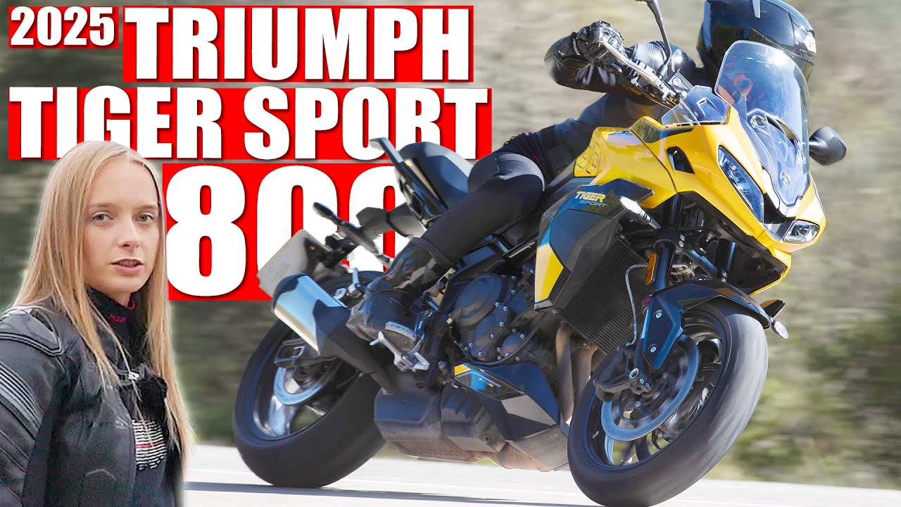 Triumph Tiger Sport 800 TEST modelu 2025. Motocykl do turystyki dla os&oacute;b jeżdżących super sportami