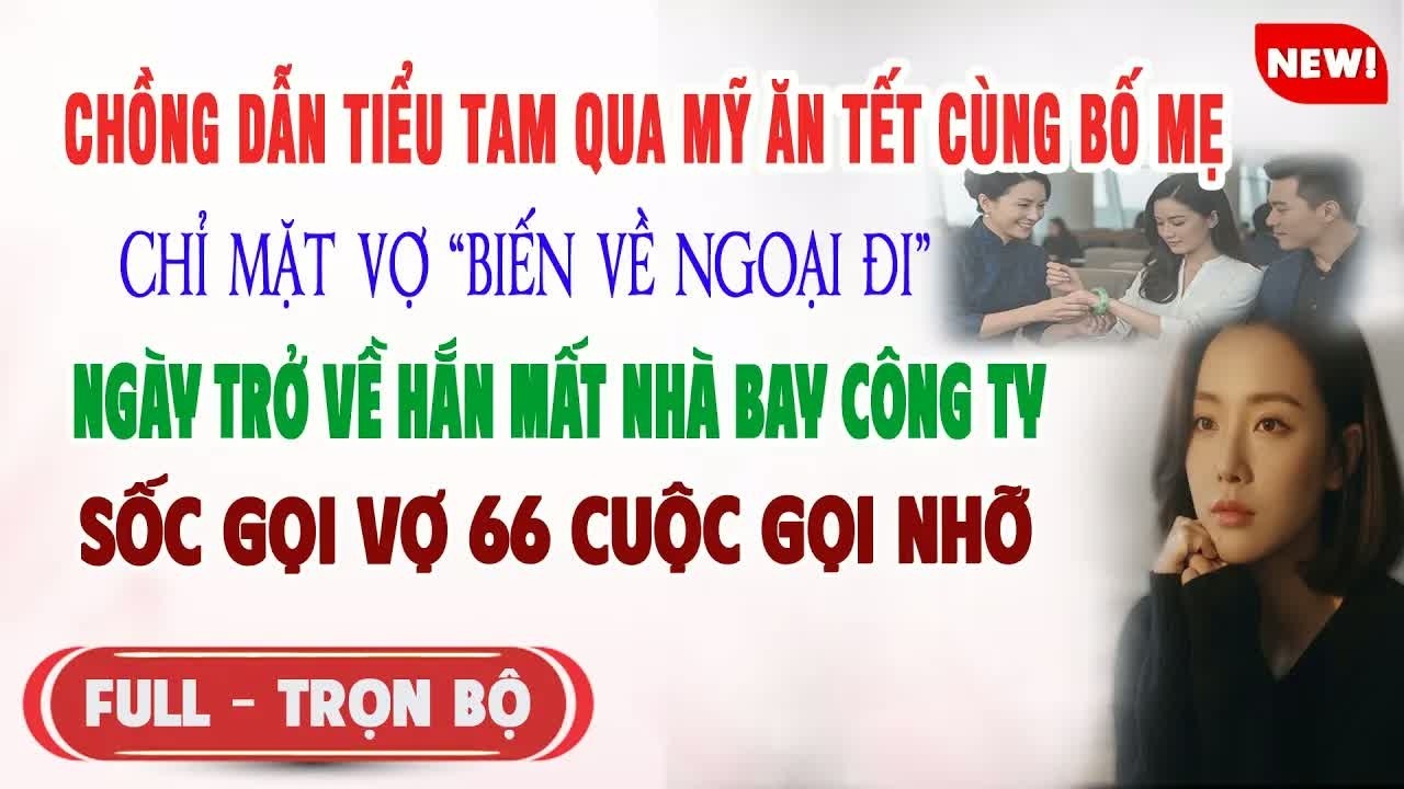 Dẫn tiểu tam về nhà đòi dọn phòng cưới cho họ tôi bình thản thu dọn hành lý và để lại bí mật khiến a