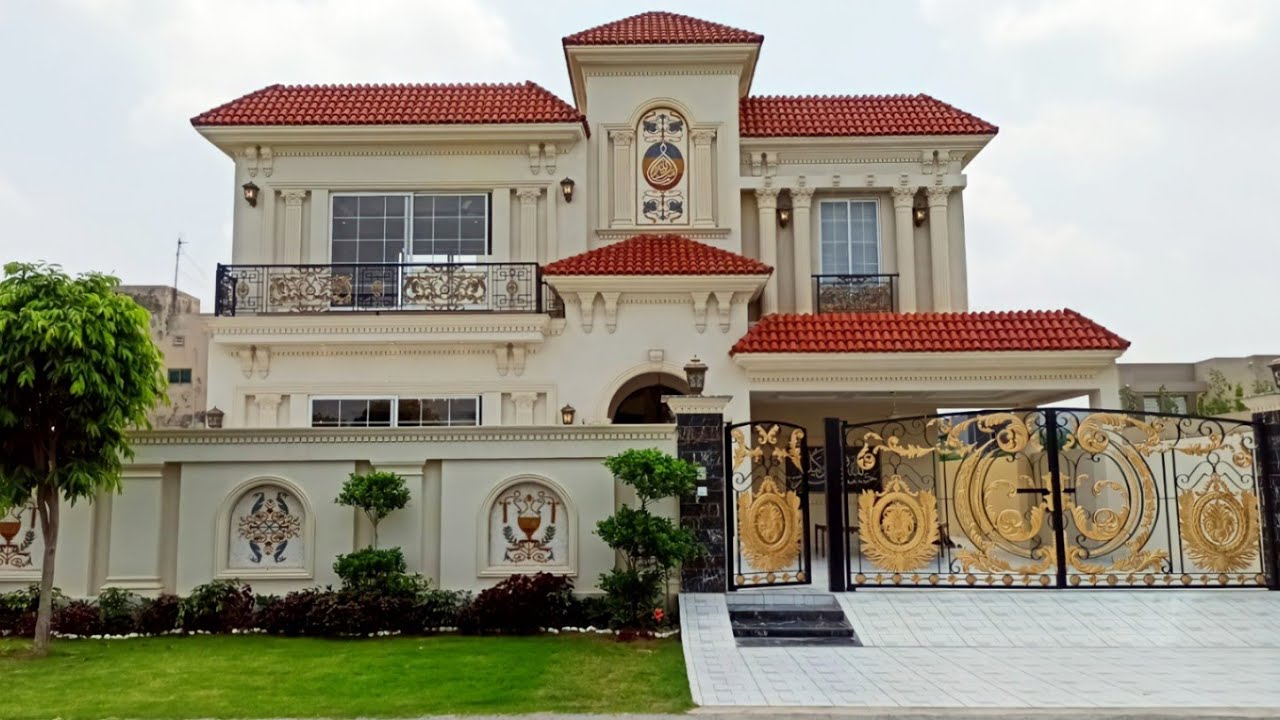 DHA Lahore 1Kanal Spanish House with Swimming Pool & Cinema For Sale | Luxury Basement House | V-15