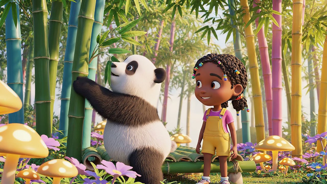 El bebé panda de Minecraft escaló una montaña | Canciones Infantiles y Rimas para Niños