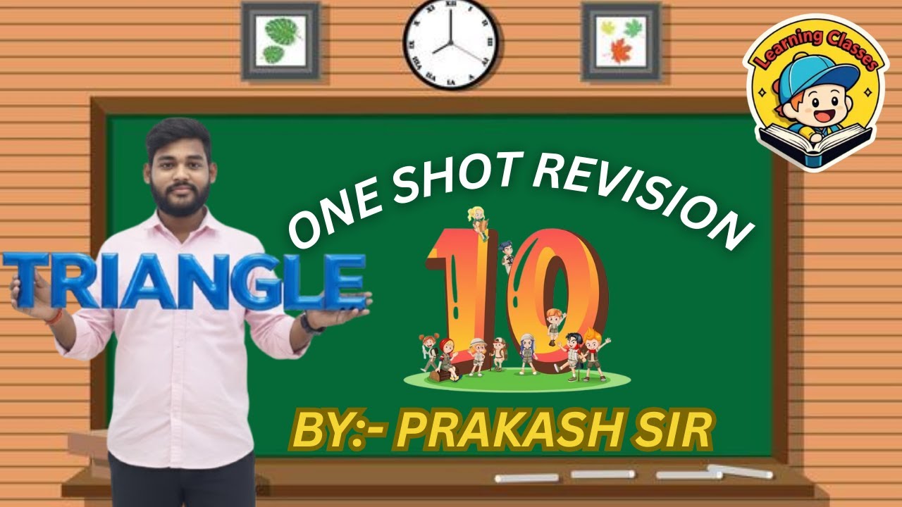 Class 10 Triangles One Shot Revision | Full Chapter in One Video | Board Exam 2026