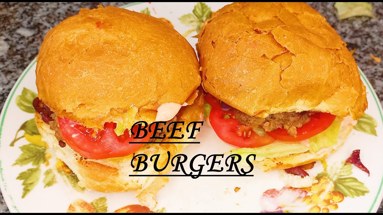 Homemade Burger Without Cheese