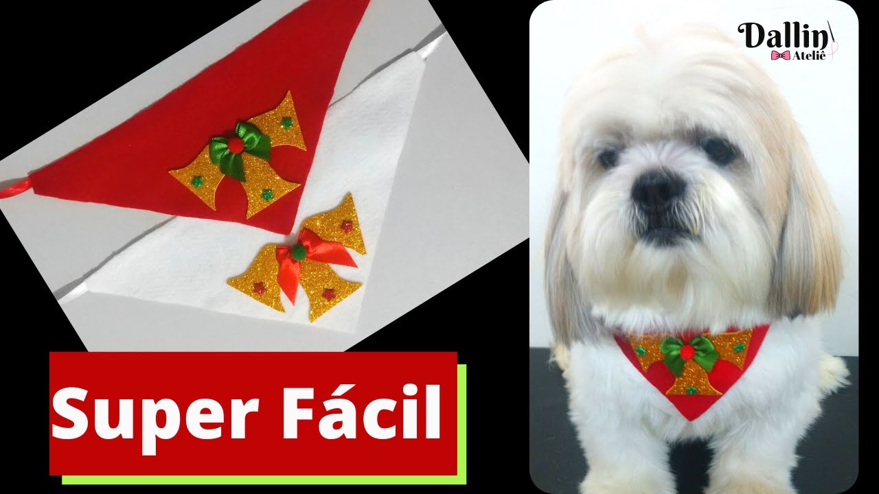 Bandana Pet | Natalina | Maravilhosa e Fácil