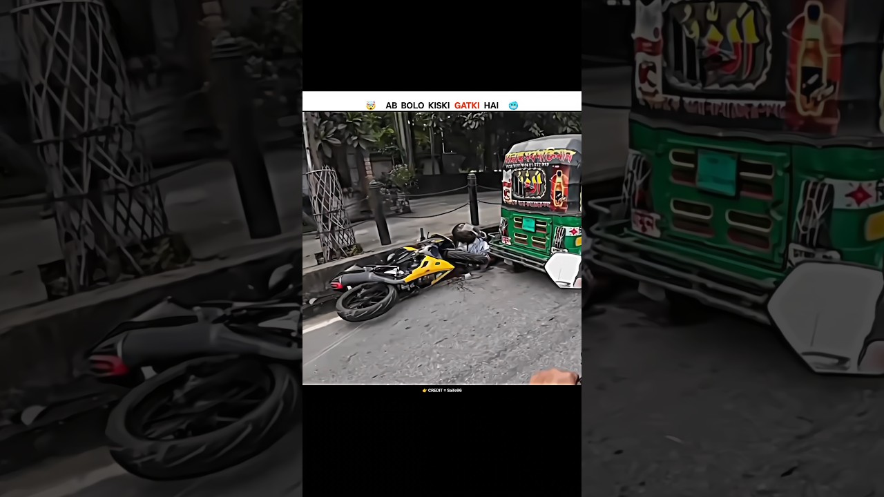 Ab Bolo Kiski Galti Hai 🤯🥶 #shorts #bike #rider #ktm #motovlog #crash