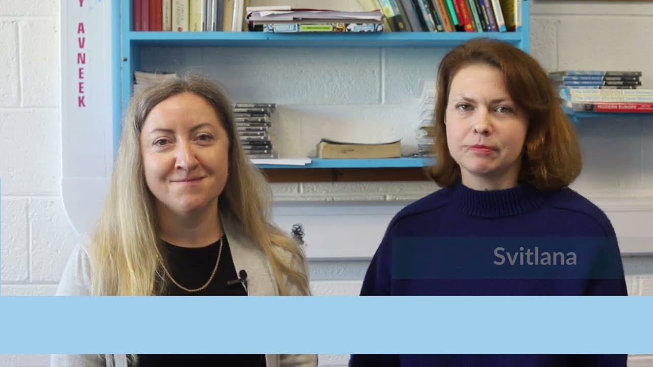 Ukrainian Parents of Students in Irish Schools (Irish subtitles)