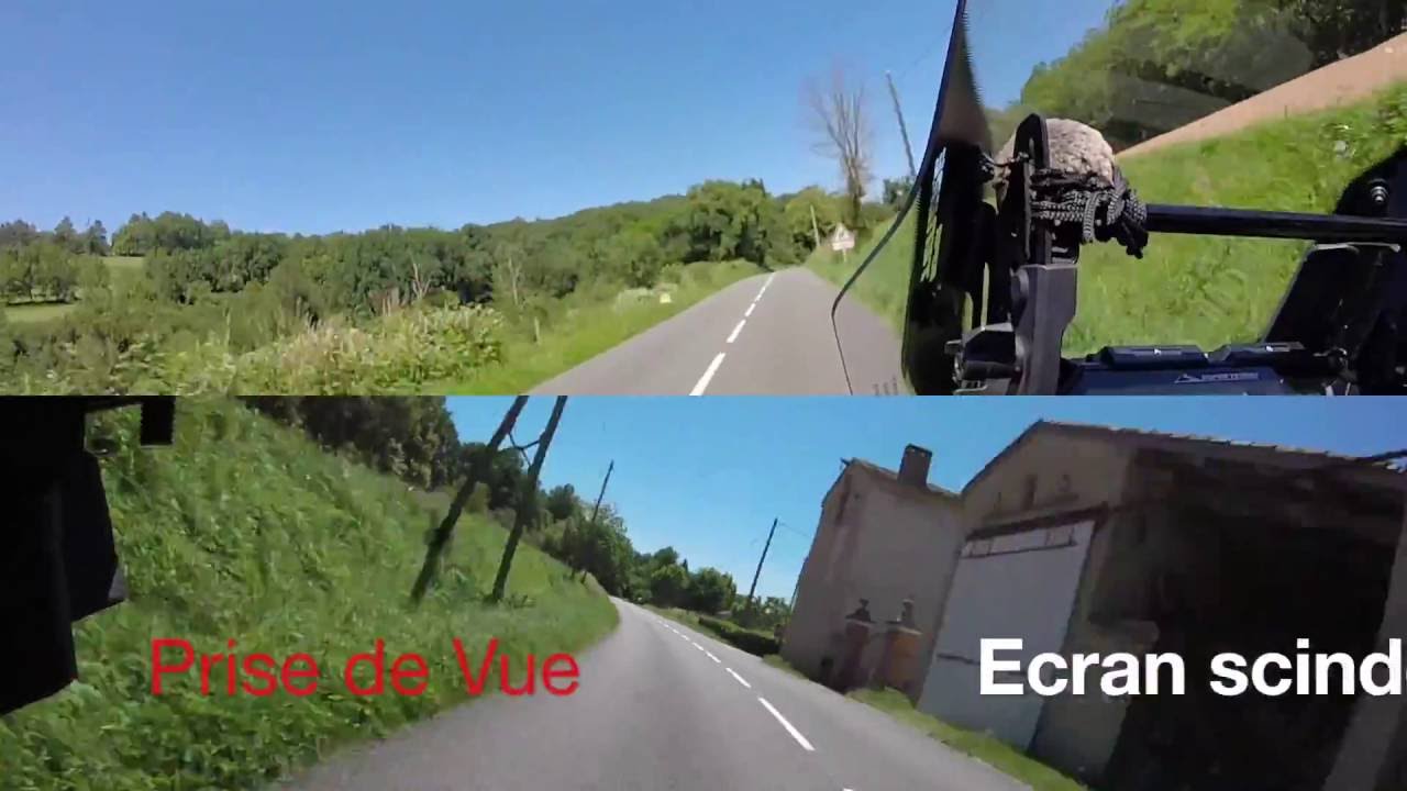 Mont&eacute;e deux  vues