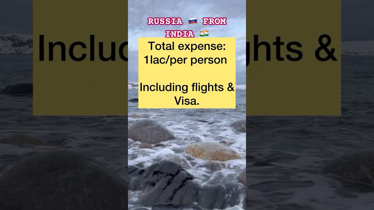 9 Days, ₹1 Lakh: Epic Russia Trip with Northern Lights & Arctic Adventures! 🇷🇺✨ #russia #shorts