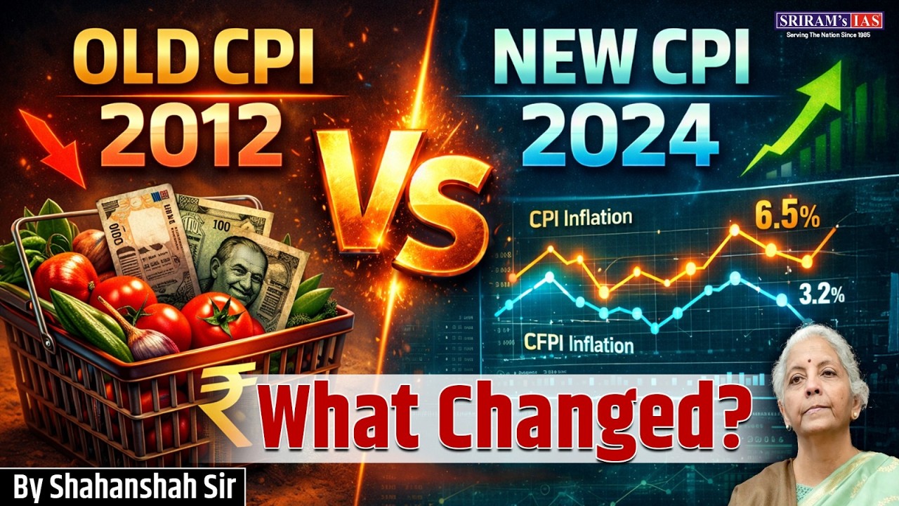 Consumer Price Index (CPI) New Series 2024 Explained | Inflation, RBI Policy & Economy#indianeconomy