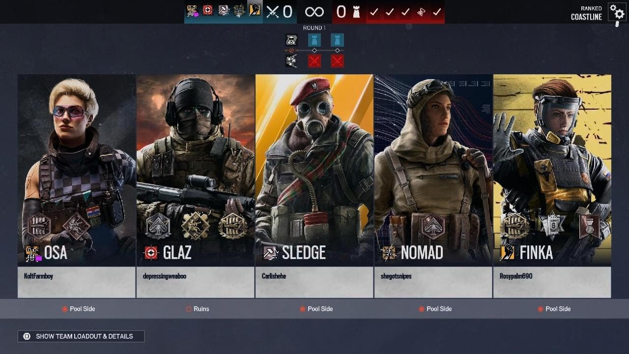 Tom Clancy's Rainbow Six Siege_mvp rank Coastline
