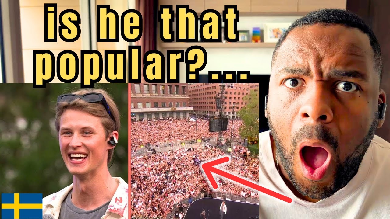 Brit FIRST TIME REACTION | Victor Leksell's reaksjon når hele Oslo synger Svag