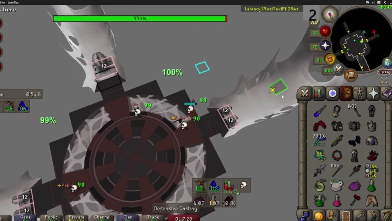 OSRS TOB Nylo 248 4s with super hidden techs, maxed mage, tele crystals and dinny B on range